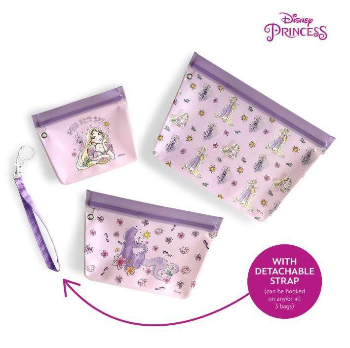 Zippies Lab Disney Princess Dream It 3pc Standup Pouch Set with Detachable Strap | The Nest Attachment Parenting Hub