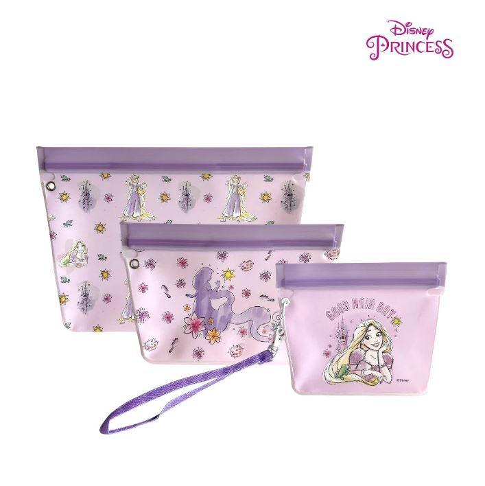 Zippies Lab Disney Princess Dream It 3pc Standup Pouch Set with Detachable Strap | The Nest Attachment Parenting Hub