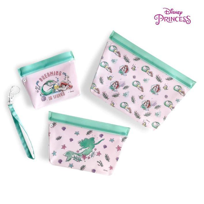 Zippies Lab Disney Princess Dream It 3pc Standup Pouch Set with Detachable Strap | The Nest Attachment Parenting Hub