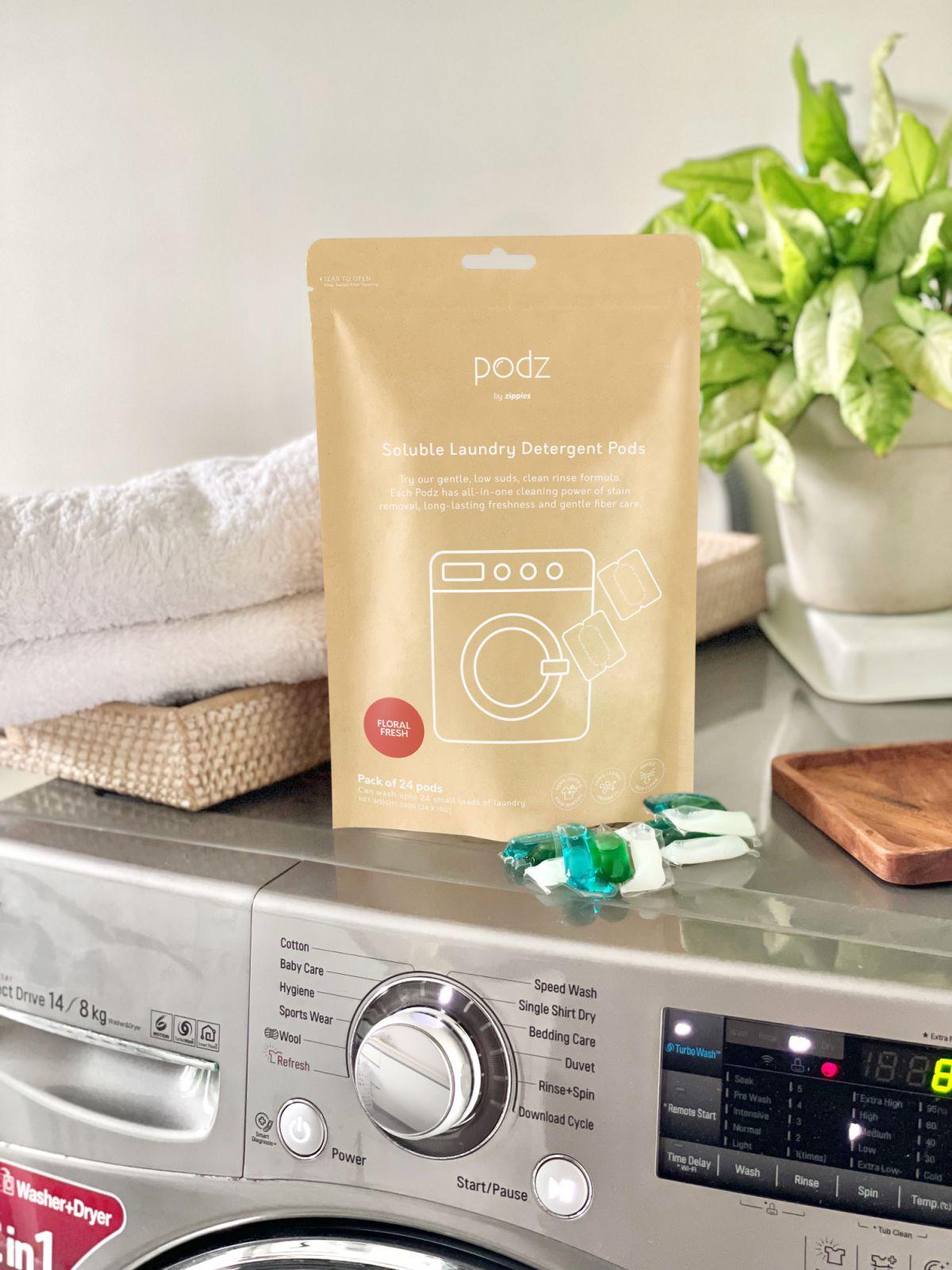 Zippies Podz Laundry Detergent Pod (Pack of 24) | The Nest Attachment Parenting Hub