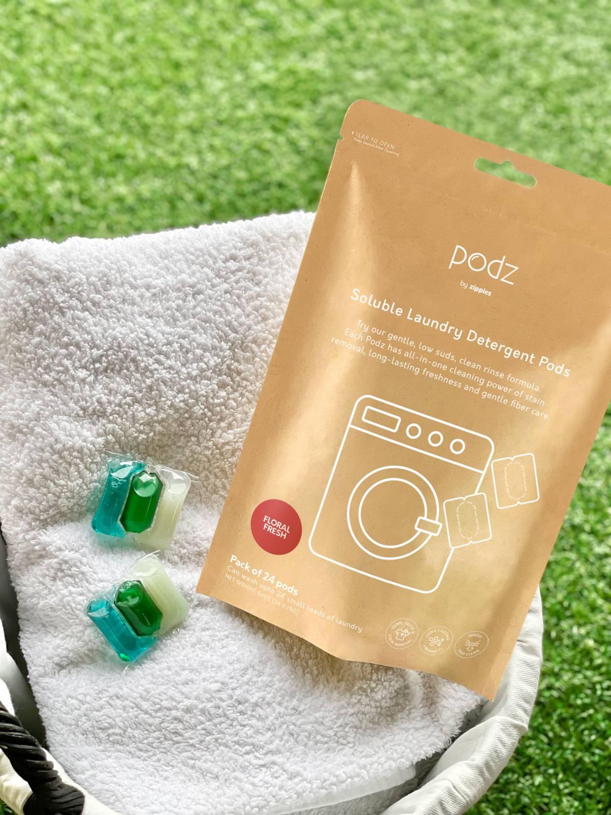 Zippies Podz Laundry Detergent Pod (Pack of 24) | The Nest Attachment Parenting Hub