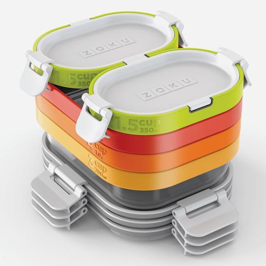 Zoku Neat Stack Nesting Food Storage | The Nest Attachment Parenting Hub