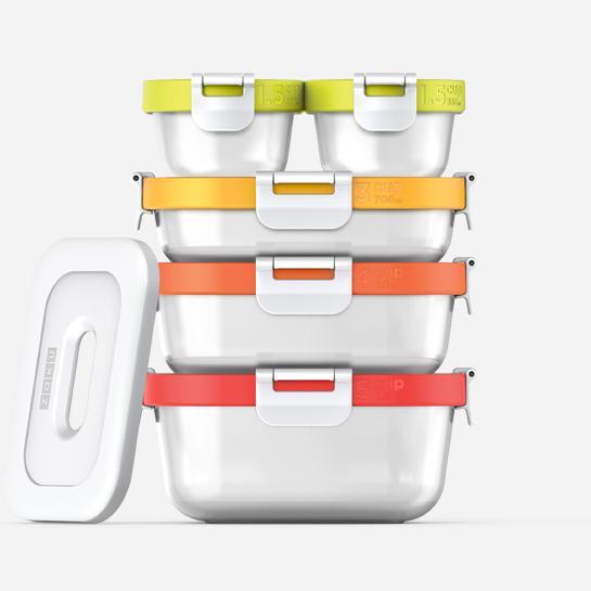 Zoku Neat Stack Nesting Food Storage | The Nest Attachment Parenting Hub
