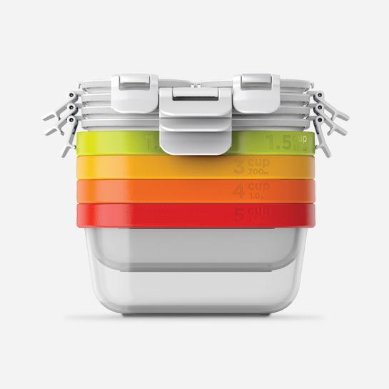 Zoku Neat Stack Nesting Food Storage | The Nest Attachment Parenting Hub