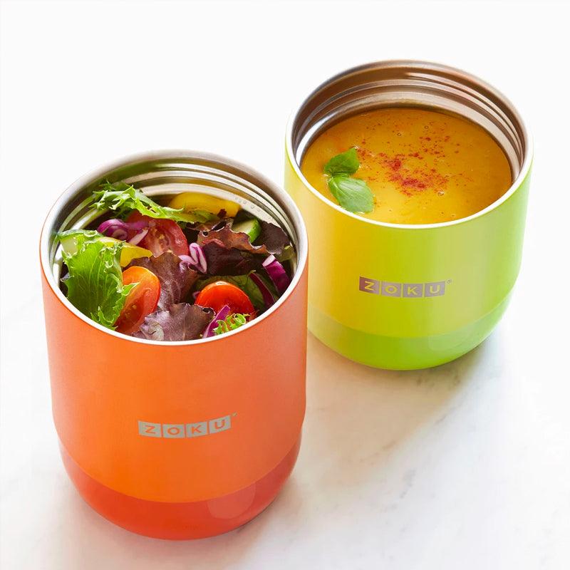 Zoku Stainless Steel Food Jar 16oz | The Nest Attachment Parenting Hub