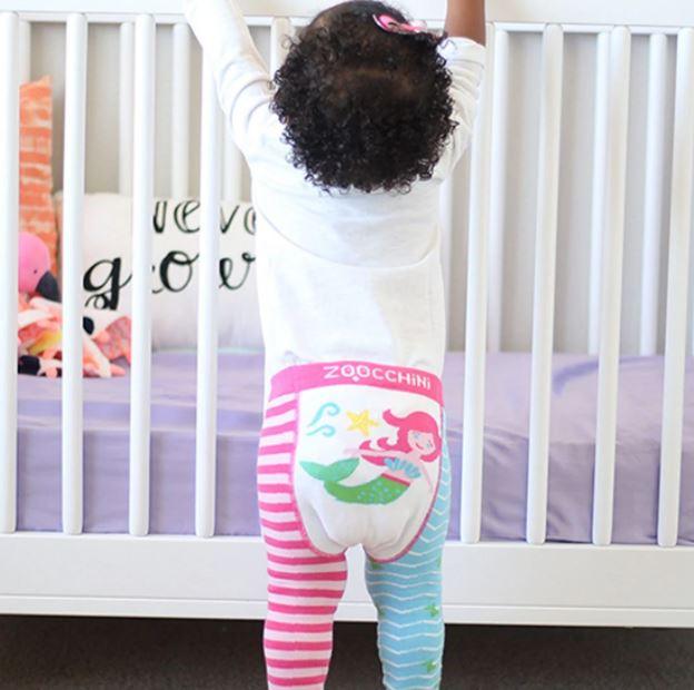 Zoocchini Grip+Easy Comfort Crawler Legging & Sock Set - 12-18M | The Nest Attachment Parenting Hub