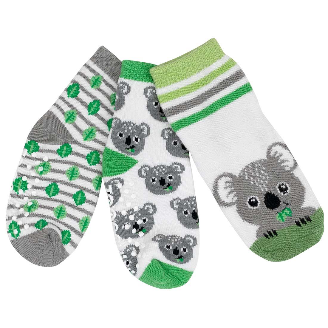 Zoocchini Three Piece Comfort Terry Socks Set | The Nest Attachment Parenting Hub