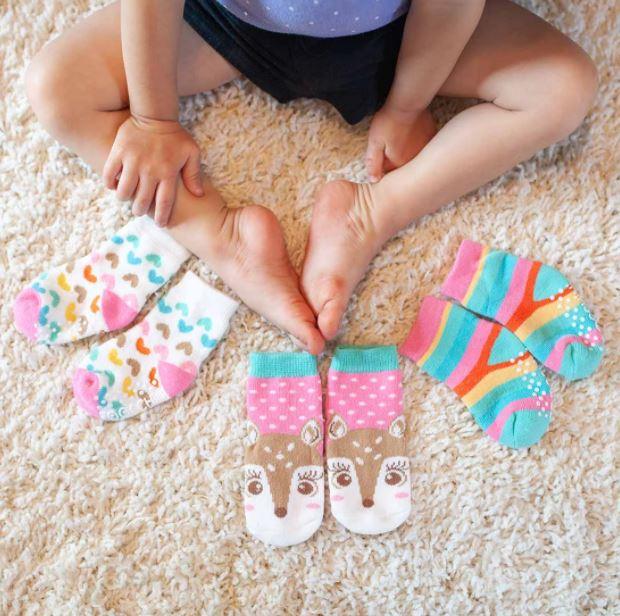 Zoocchini Three Piece Comfort Terry Socks Set | The Nest Attachment Parenting Hub
