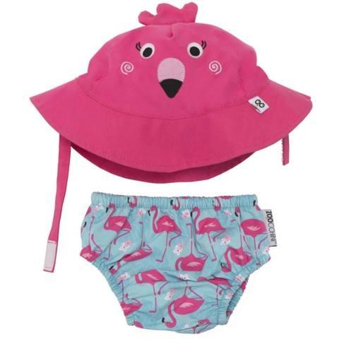 Zoocchini UPF50+ Baby Swim Diaper & Sun Hat Set (6-12 months) | The Nest Attachment Parenting Hub