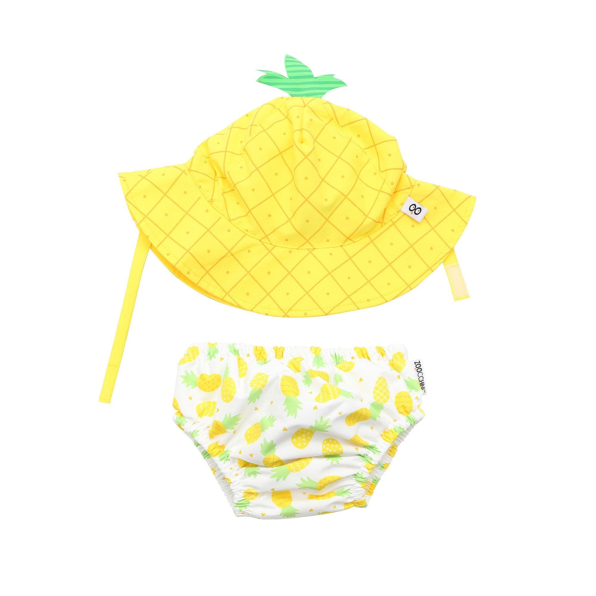 Zoocchini UPF50+ Baby Swim Diaper & Sun Hat Set (Large 12-24months) | The Nest Attachment Parenting Hub