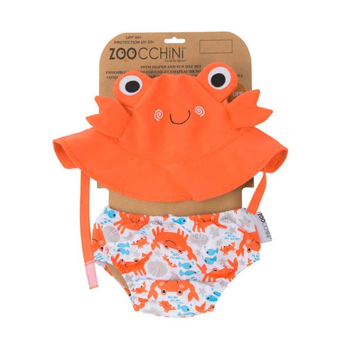 Zoocchini UPF50+ Baby Swim Diaper & Sun Hat Set (Large 12-24months) | The Nest Attachment Parenting Hub