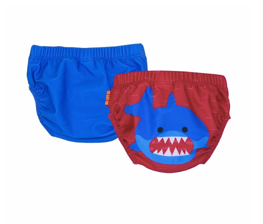 Zoocchini UPF50 Swim Diaper Set of 2 (Baby/Toddler) - Sherman the Shark | The Nest Attachment Parenting Hub