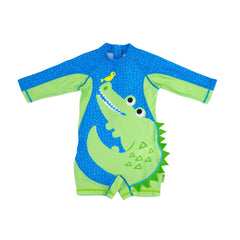 Zoocchini UPF50 Swimsuit (Baby/Toddler) - Aidan the Alligator | The Nest Attachment Parenting Hub