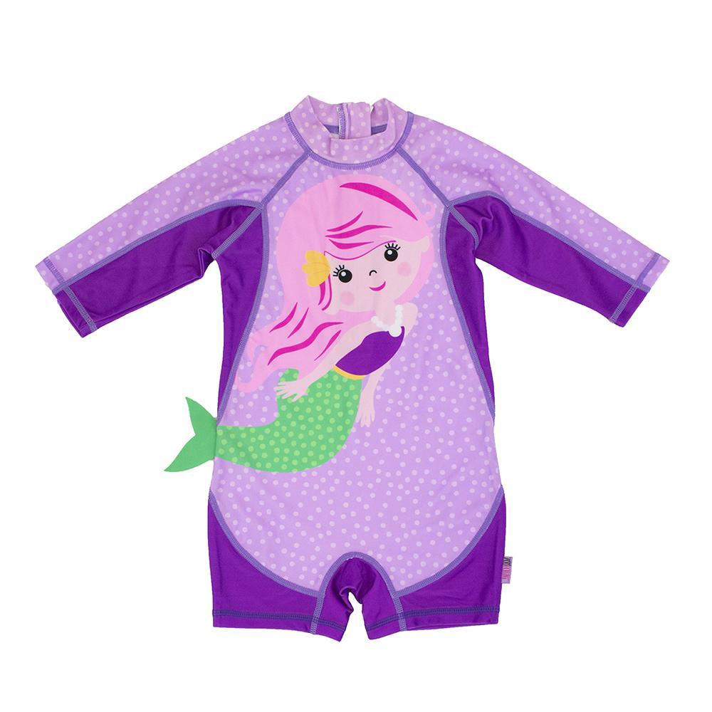 Zoocchini UPF50 Swimsuit (Baby/Toddler) - Mia the Mermaid | The Nest Attachment Parenting Hub