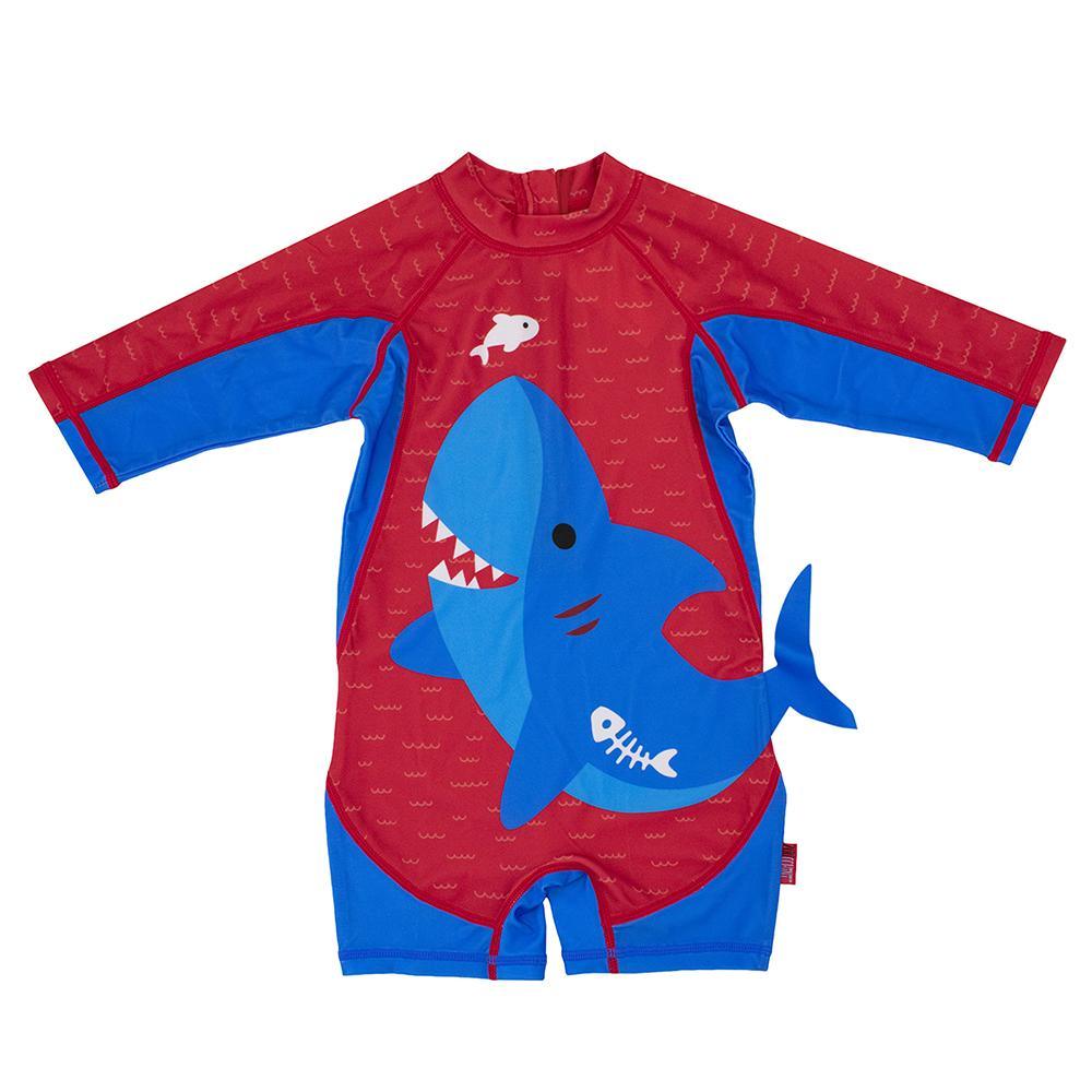 Zoocchini UPF50 Swimsuit (Baby/Toddler) - Sherman the Shark | The Nest Attachment Parenting Hub