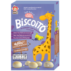 Apple Monkey Biscoito - Blueberry and Banana Flavor | The Nest Attachment Parenting Hub