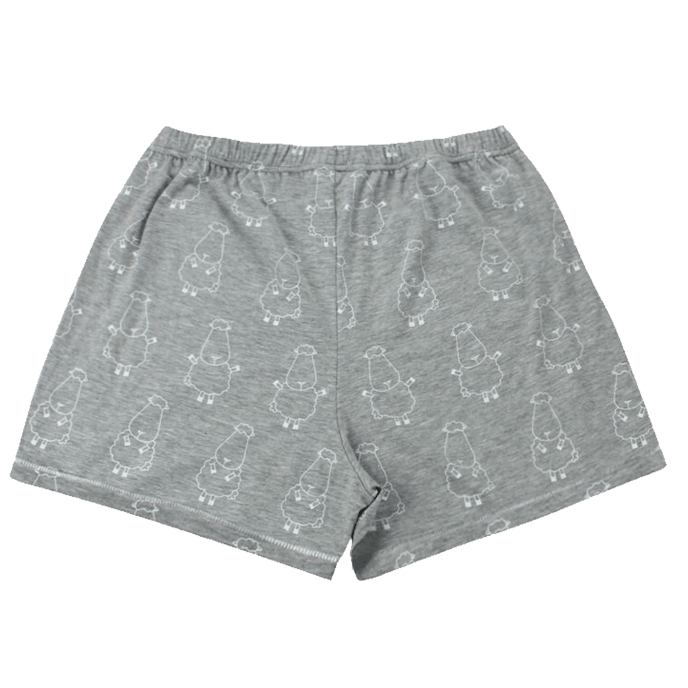 Baa Baa Sheepz Women Shorts Grey Big Sheep | The Nest Attachment Parenting Hub