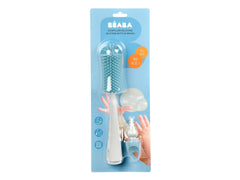 Beaba Silicone Bottle Brush with Silicone Teat Cleaner | The Nest Attachment Parenting Hub