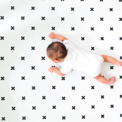 Bonjour Baby Extra Large Luxe Playmat (Scandinavian Cross) | The Nest Attachment Parenting Hub