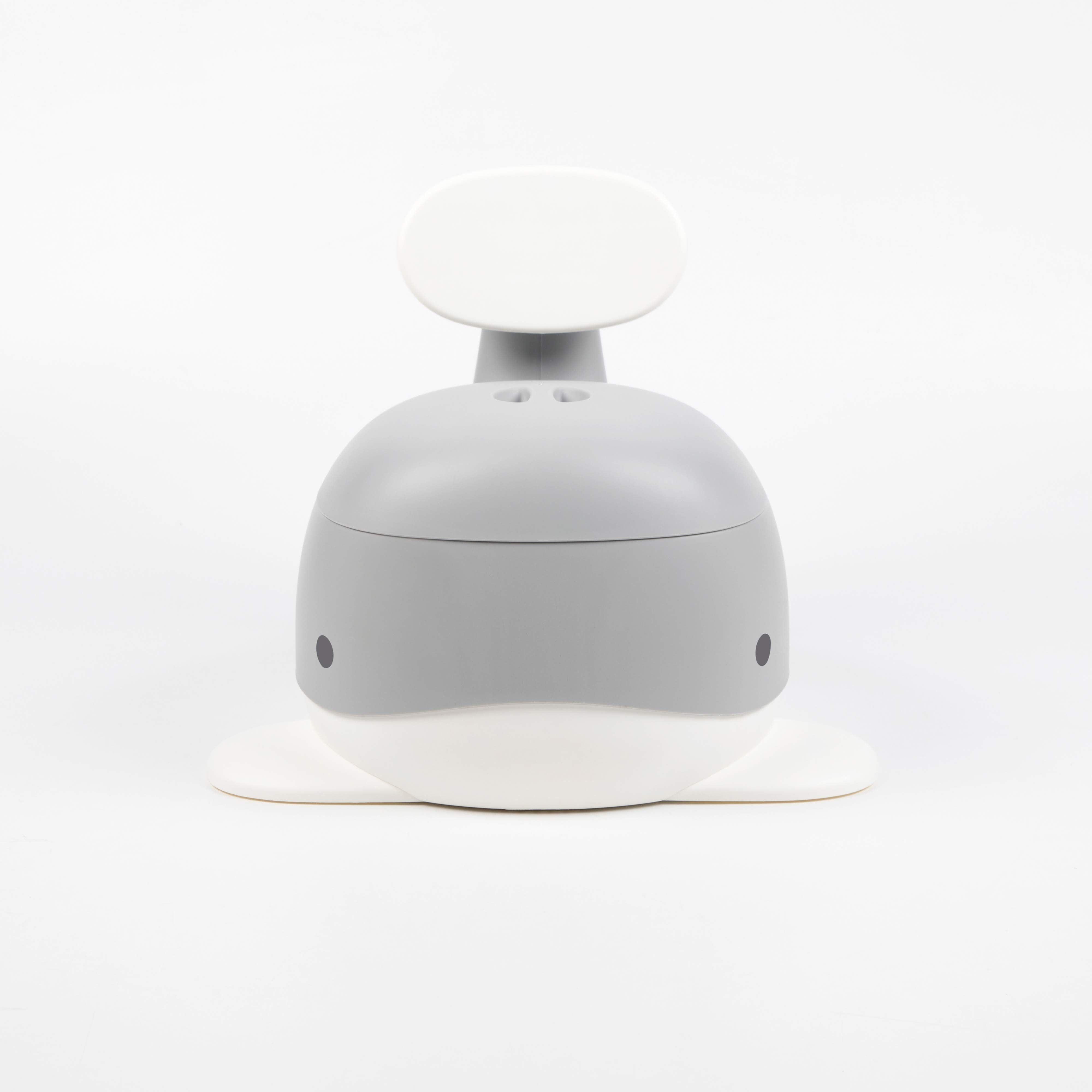 Bonjour Baby Whale Potty Gray | The Nest Attachment Parenting Hub