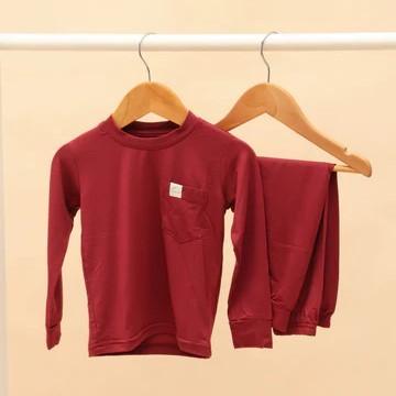 Cloudwear Bamboo Long Sleeves Pajama Set 8T | The Nest Attachment Parenting Hub