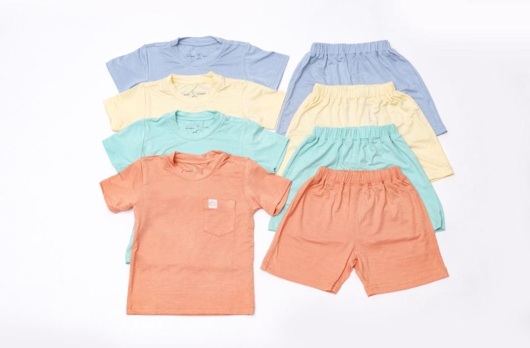 Cloudwear Bamboo Top & Shorts Set 2T | The Nest Attachment Parenting Hub