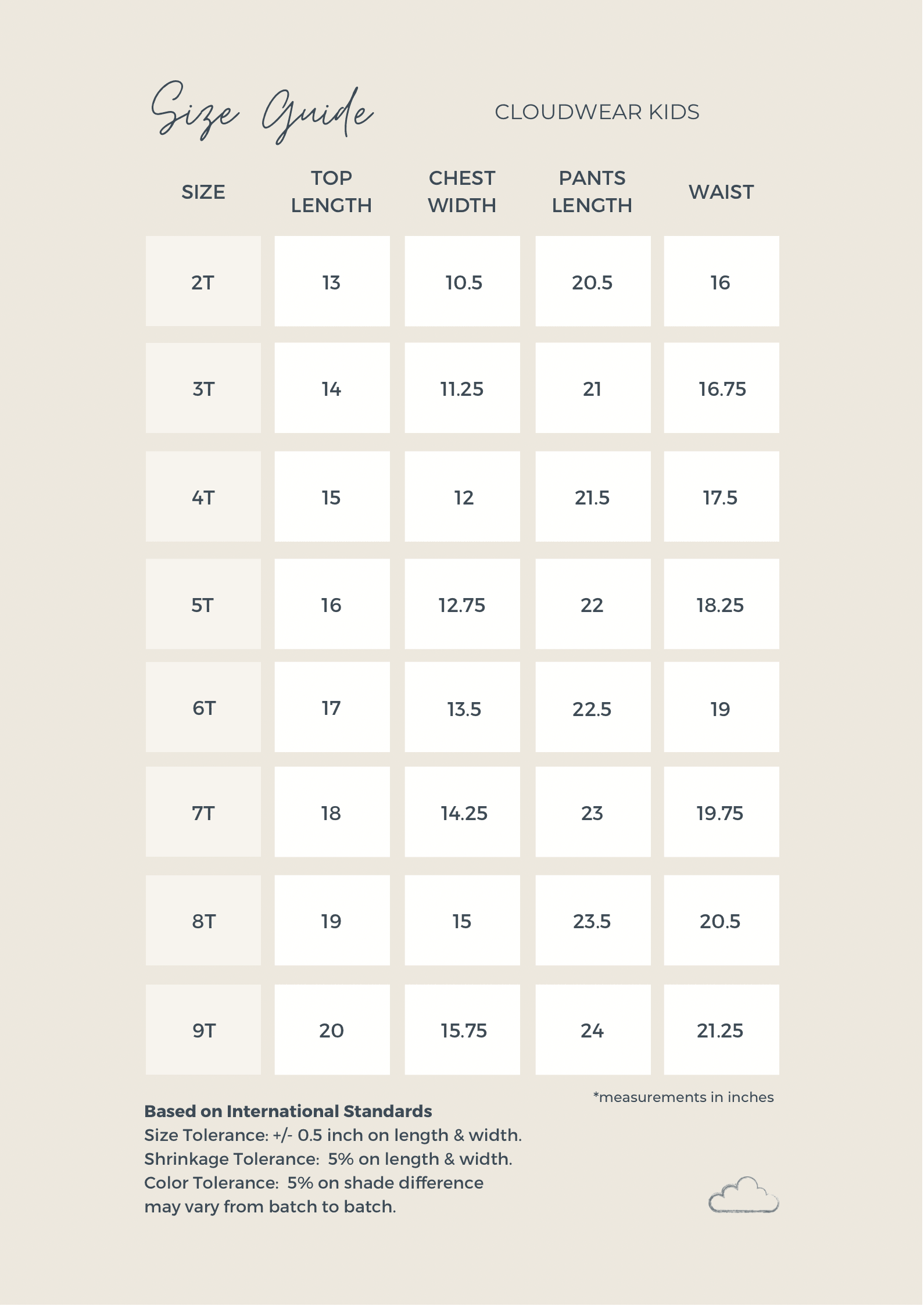 Cloudwear Bamboo Top & Shorts Set 8T | The Nest Attachment Parenting Hub