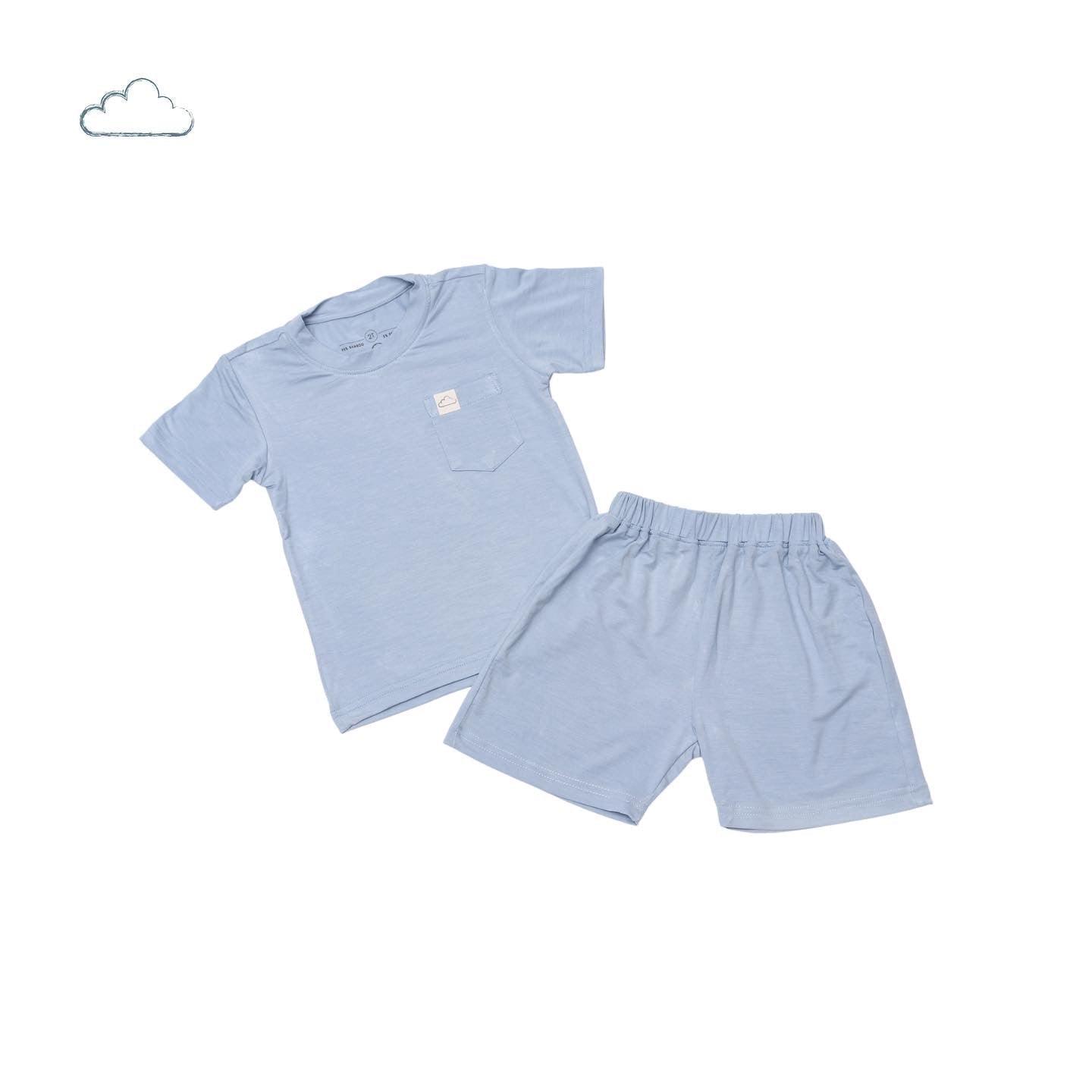 Cloudwear Bamboo Top & Shorts Set 9T | The Nest Attachment Parenting Hub