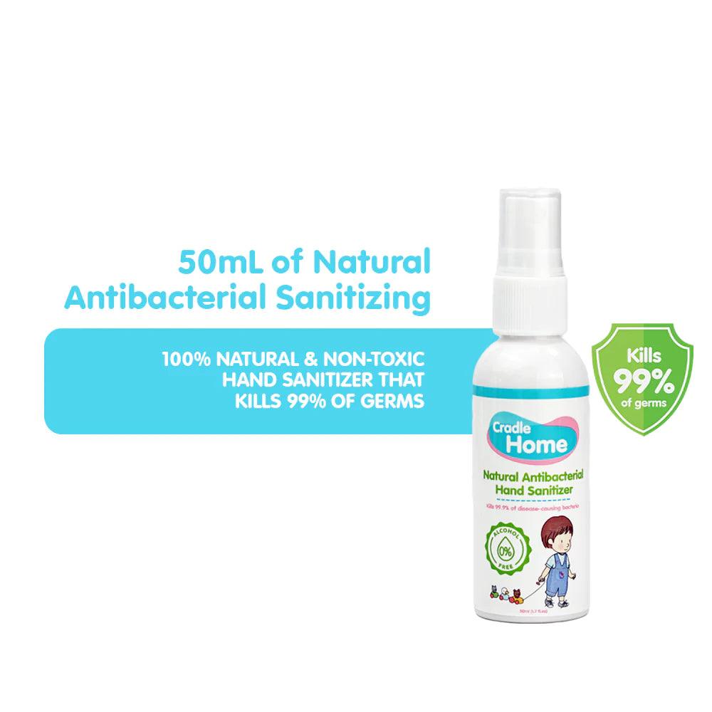 Cradle Home Natural Antibacterial Hand Sanitizer 50ml | The Nest Attachment Parenting Hub