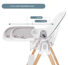 Discover Living Toddler Crystal High Chair Full Set | The Nest Attachment Parenting Hub