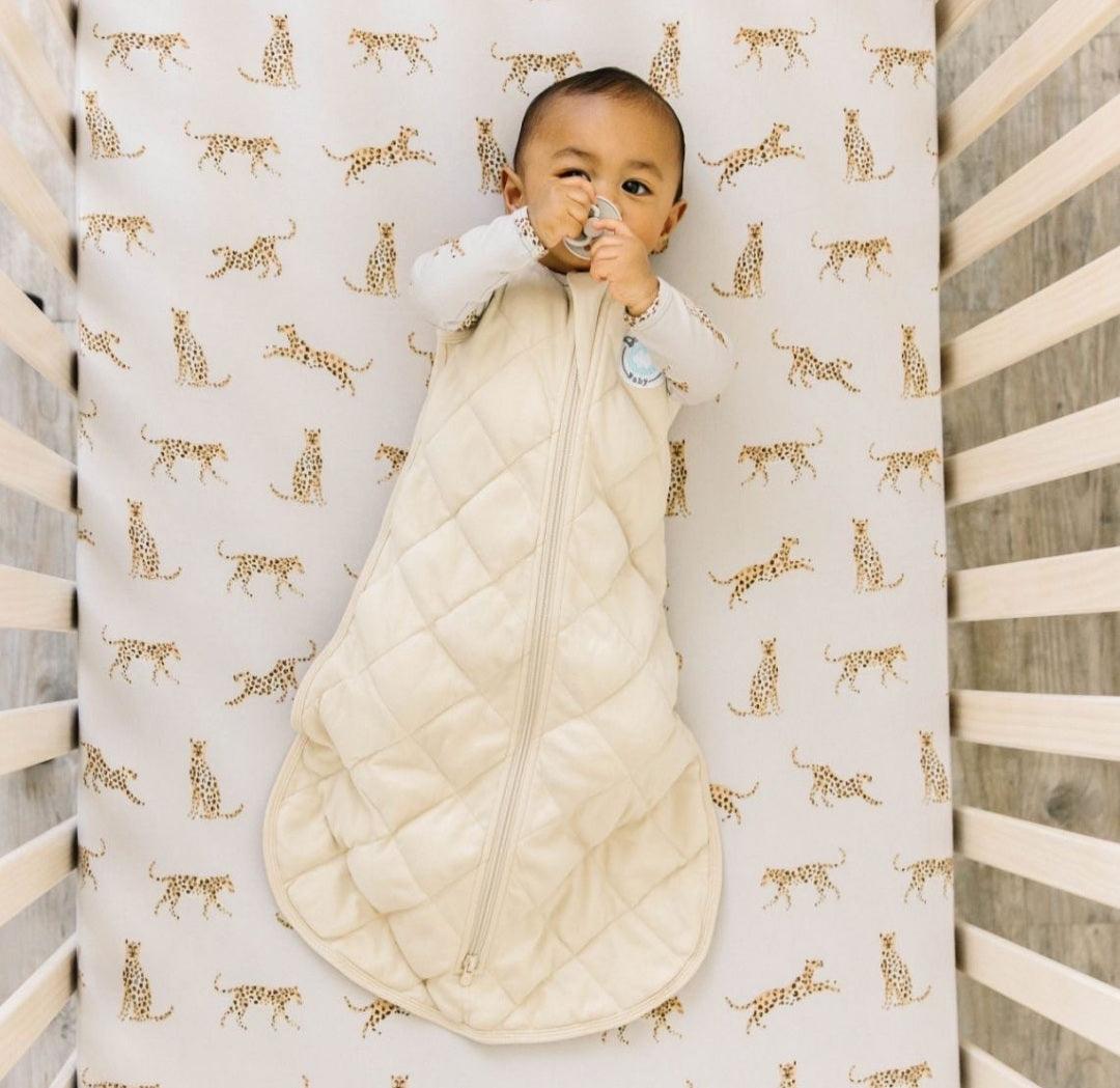 Dreamland Baby Dream Weighted Sleep Swaddle & Sack - Sandy Beach | The Nest Attachment Parenting Hub