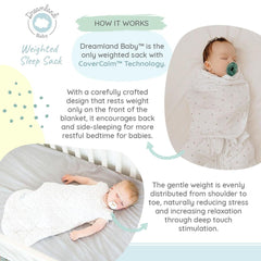 Dreamland Baby Dream Weighted Sleep Swaddle & Sack - Sandy Beach | The Nest Attachment Parenting Hub