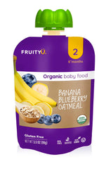 FruityÜ Banana Blueberry Oatmeal 6m+ | The Nest Attachment Parenting Hub