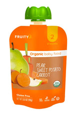FruityÜ Pear Sweet Potato Carrot 6m+ | The Nest Attachment Parenting Hub