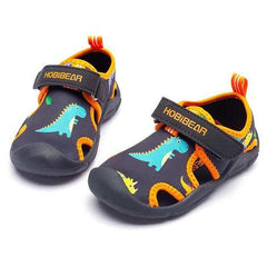 Hobibear Swim Sandals Orange Dino | The Nest Attachment Parenting Hub