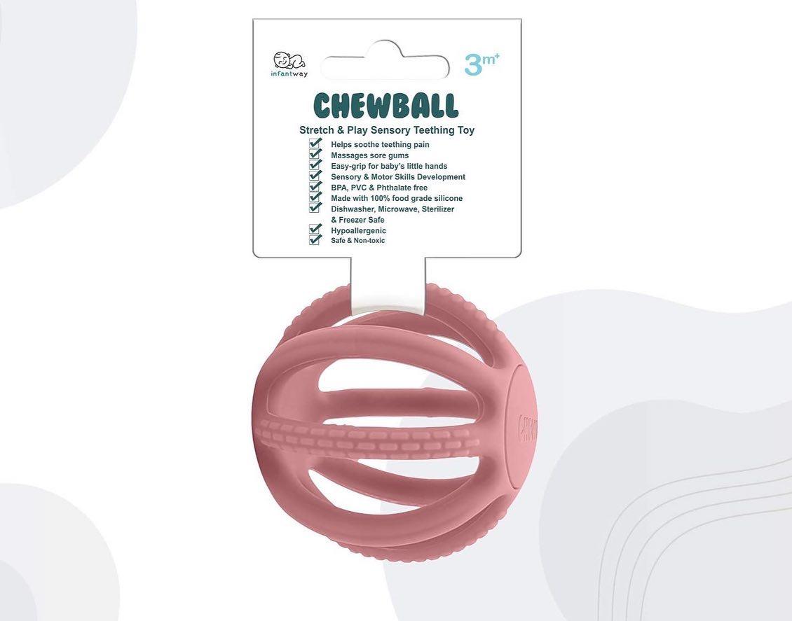 Infantway Chewball Stretch & Play Sensory Teething Toy | The Nest Attachment Parenting Hub