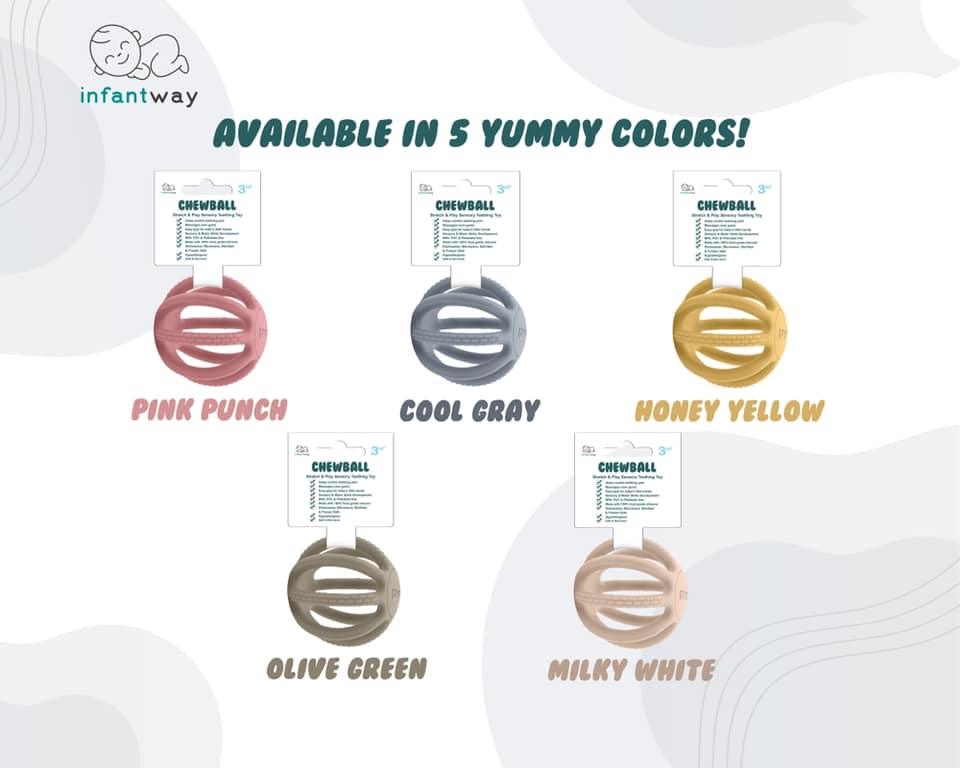Infantway Chewball Stretch & Play Sensory Teething Toy | The Nest Attachment Parenting Hub