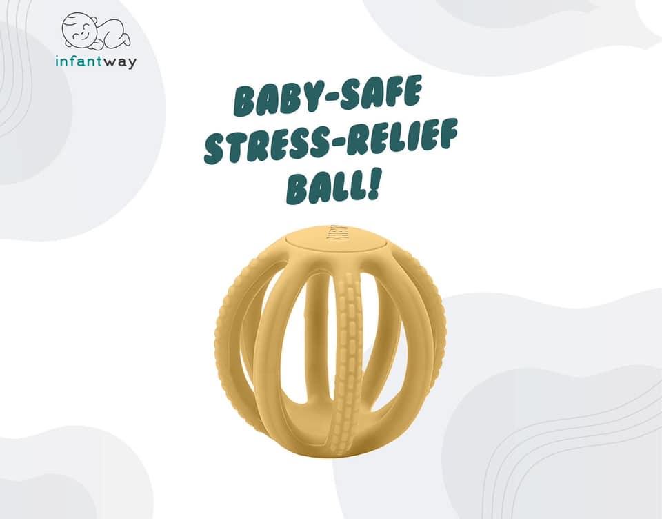 Infantway Chewball Stretch & Play Sensory Teething Toy | The Nest Attachment Parenting Hub