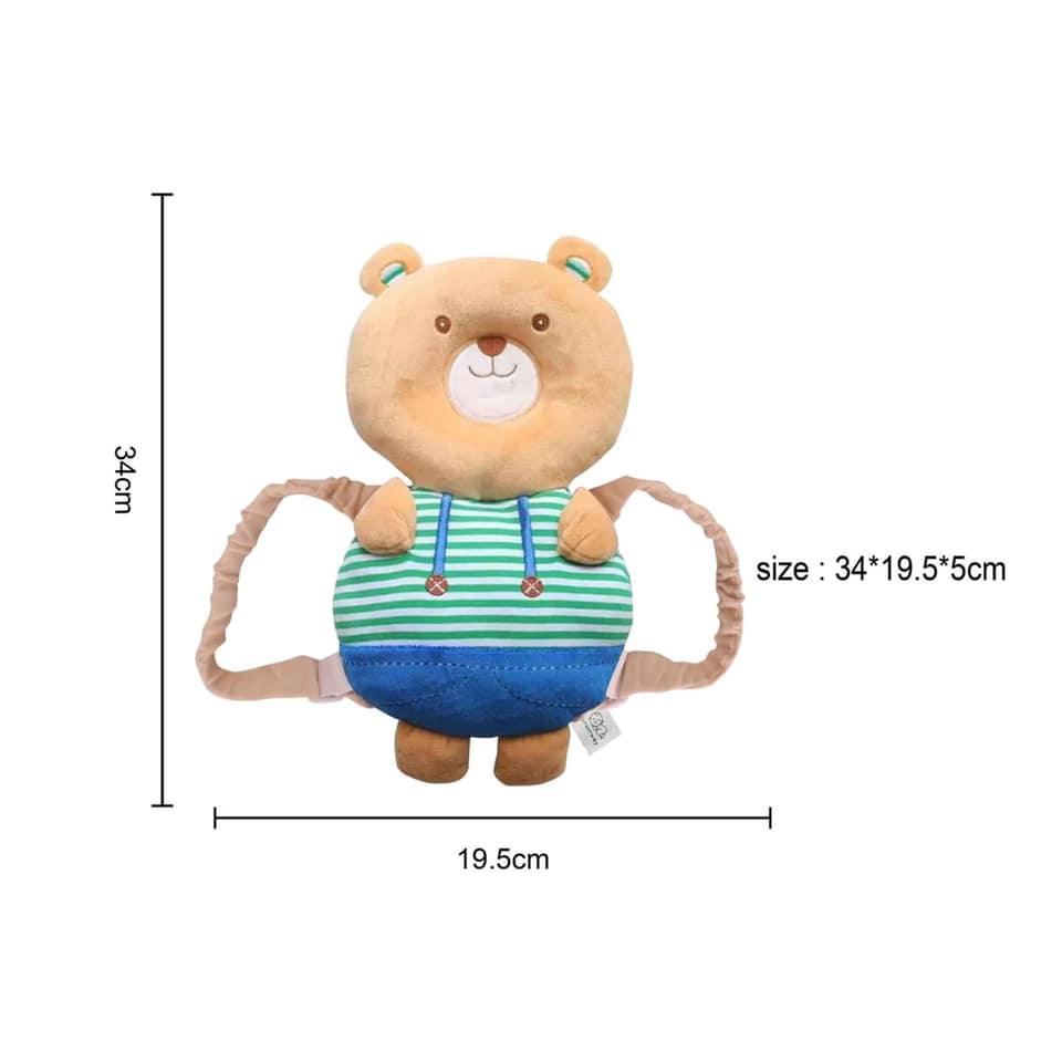 Infantway Huggabear 2-in-1 Infant Plush Toy and Head Protection Pillow | The Nest Attachment Parenting Hub