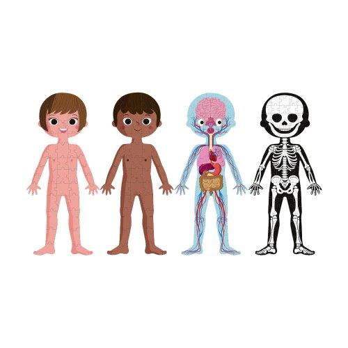 Janod Educational Puzzle Human Body (J02681) | The Nest Attachment Parenting Hub