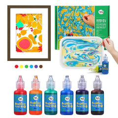 Joan Miro Marbling Paint Kit 6 Colors | The Nest Attachment Parenting Hub