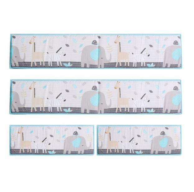 Juju Nursery Balancing Animals 7-Piece Crib Bedding Set | The Nest Attachment Parenting Hub