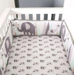 Juju Nursery Elephant Love 7-Piece Crib Bedding Set | The Nest Attachment Parenting Hub