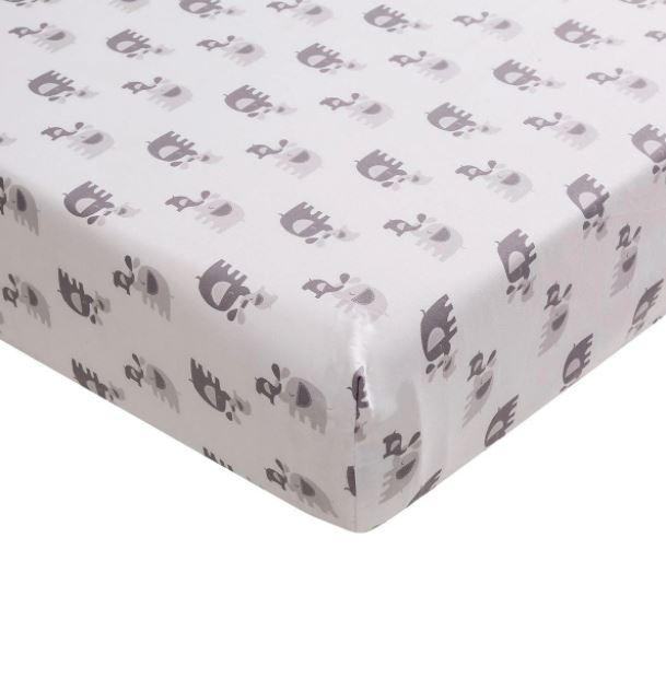 Juju Nursery Elephant Love 7-Piece Crib Bedding Set | The Nest Attachment Parenting Hub