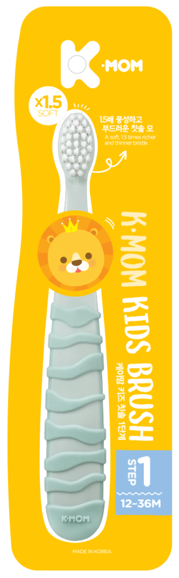 K-Mom Toothbrush Step 1 Mint (12m+) | The Nest Attachment Parenting Hub