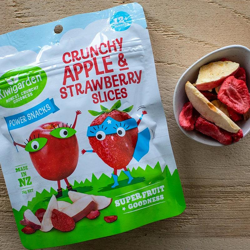 Kiwigarden Crunchy Apple & Strawberry Slices | The Nest Attachment Parenting Hub