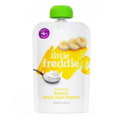 Little Freddie Organic Puree - Creamy Banana Greek Style Yoghurt | The Nest Attachment Parenting Hub