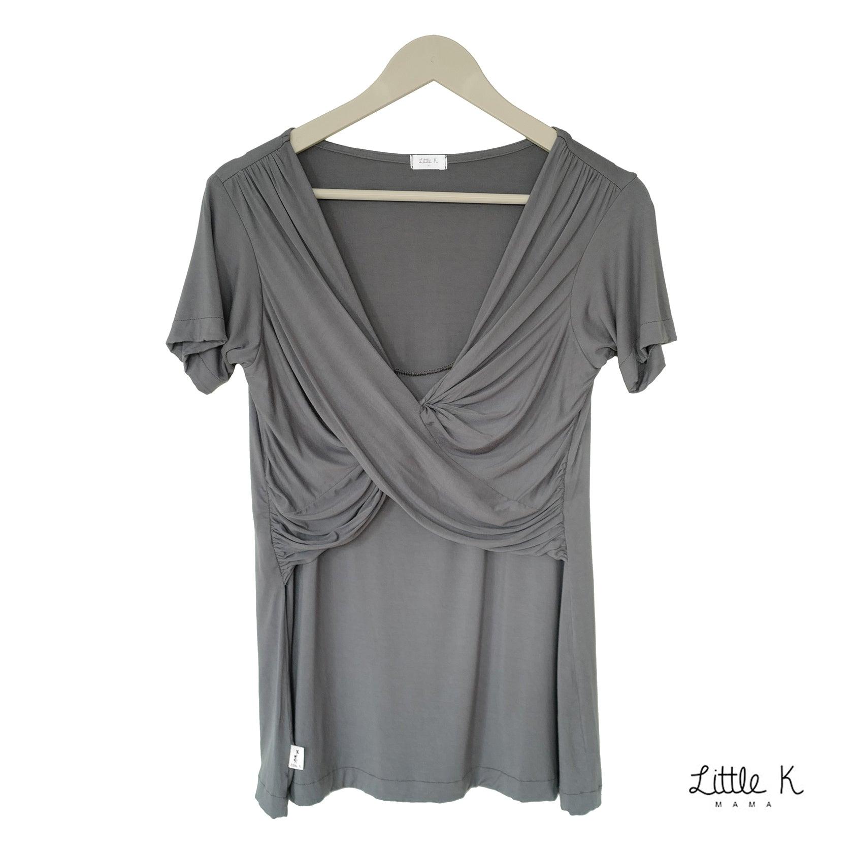 Little K Bamboo Mama PJ Dark Grey* | The Nest Attachment Parenting Hub