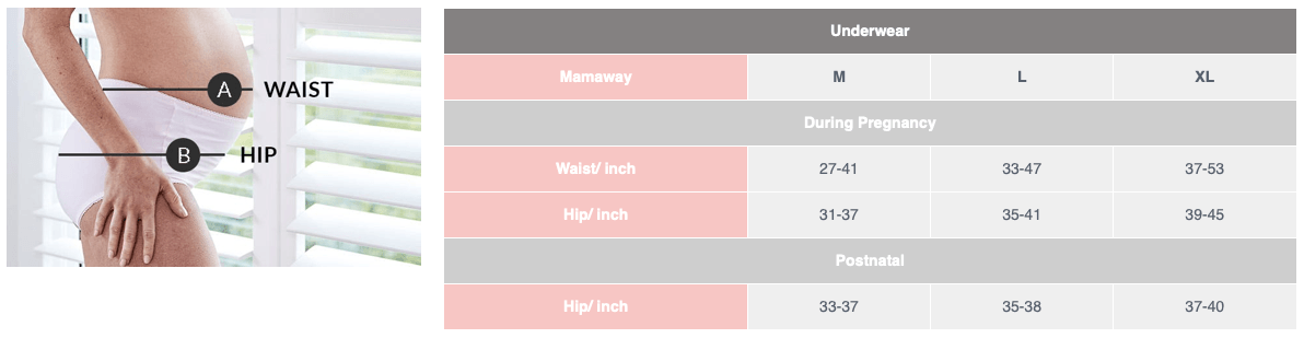 Mamaway Antibacterial and Odorless Maternity Midi Briefs Choco (2 Pack) 180893K | The Nest Attachment Parenting Hub