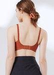 Mamaway Ultra Silky Seamless Maternity & Nursing Bra Rust 210826O | The Nest Attachment Parenting Hub